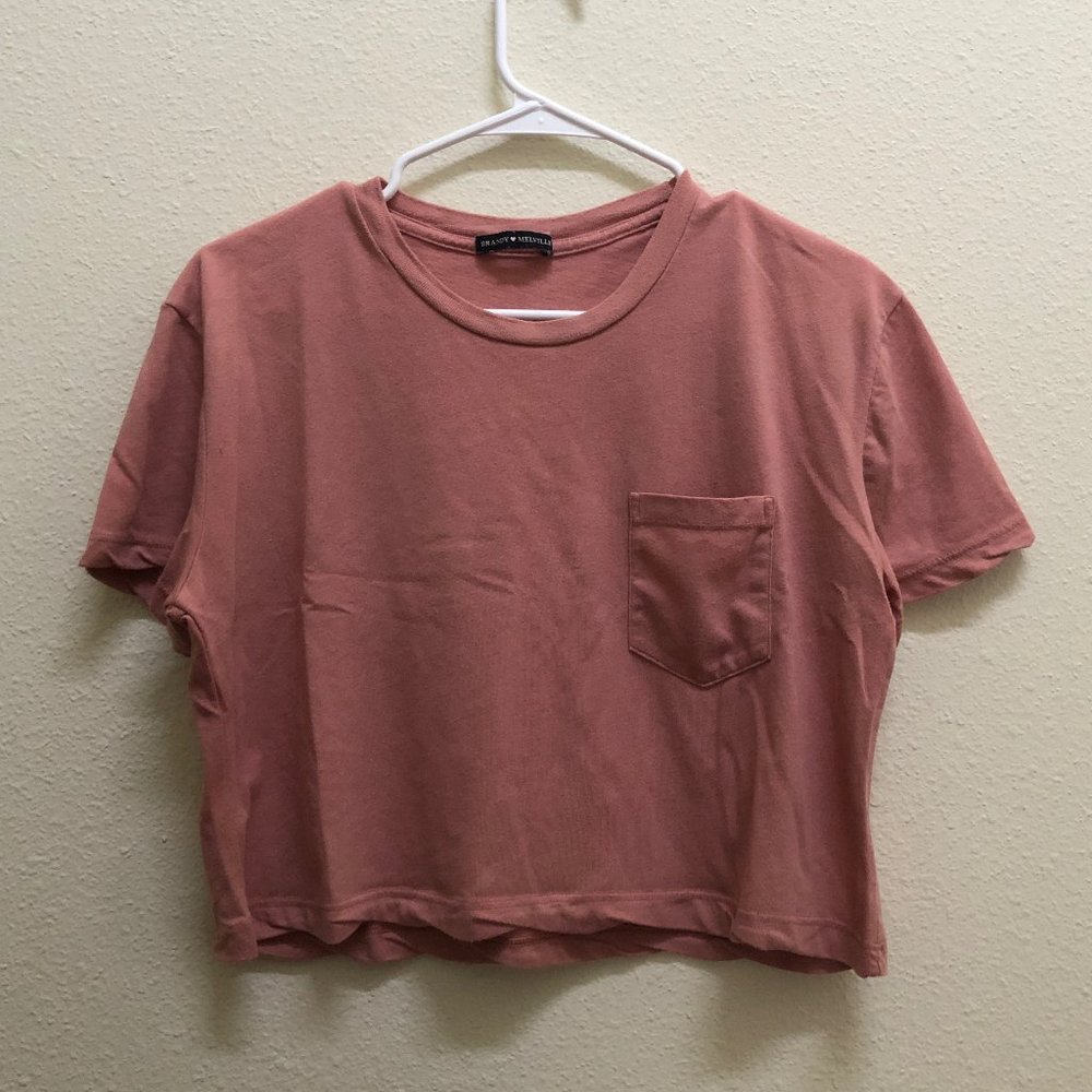 brandy melville dusty pink tee